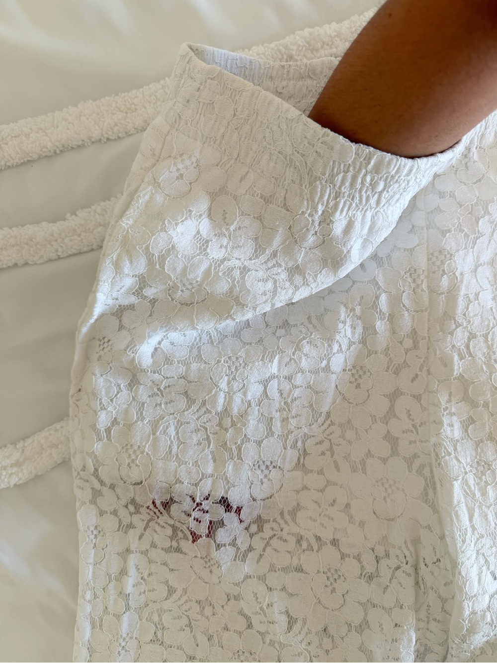 🌤️Steve Madden White Lace Pants - Picture 11 of 12
